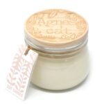 Sójová Sviečka s Dreveným Uzáverom - Japonská Kvetina – Obrázok 2