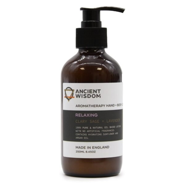 Telové Mlieko na Ruky a Telo - Biela Šalvia a Levanduľa 250ml