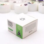 Čakrová Sviečka s Drahými Kameňmi - Srdcová Čakra – Obrázok 3