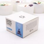 Čakrová Sviečka s Drahými Kameňmi - Krčná Čakra – Obrázok 3