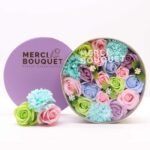 Okrúhly Box - Narodenie Bábätka - Modrý