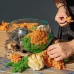 Dekoračný Islandský Mach - Trávová Zelená - 635g – Obrázok 5