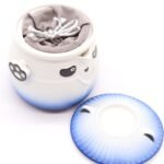 Čajová Súprava Panda a Tri Šálky – Nebeská Modrá – Obrázok 2