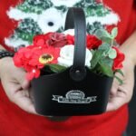 Malá Mydlová Kytica v Košíku - Fialová – Obrázok 3