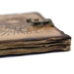 Kožený Zápisník - Pentagram & Lebka 18 x 13 x 2.5 cm – Obrázok 8