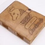 Kožený Matový Zápisník s Okrajom - Svetlohnedý - 20 x 15 x 3 cm – Obrázok 2