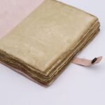 Kožený Matový Zápisník s Okrajom - Svetlohnedý - 20 x 15 x 3 cm – Obrázok 4