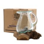 Roztavené Sklo na Dreve - Karafa – Obrázok 5