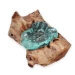 Roztavené Sklo na Dreve - Svietnik na 1 Sviečku 14x17x9 cm – Obrázok 2