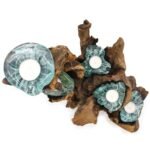 Roztavené Sklo na Dreve - Svietnik – Obrázok 8