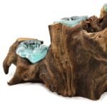 Roztavené Sklo na Dreve - Svietnik – Obrázok 9