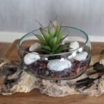 Roztavené Sklo na Dreve XL- Dve Misky - 70cm – Obrázok 5