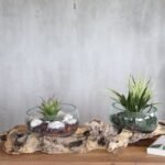 Roztavené Sklo na Dreve XL- Dve Misky - 70cm – Obrázok 6