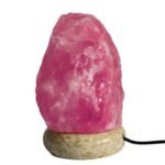 Kvalitná USB Prírodná Soľná Lampa - 11.5 cm (viac farebná) – Obrázok 2