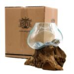 Roztavené Sklo na Dreve - Veľká Misa – Obrázok 3