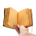 Kožený Zápisník s Hrubým Okrajom - 13 x 10 cm – Obrázok 3