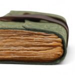 Kožené Zápisníky s Hrubým Okrajom - Vzor Zeleného Bludiska - 13 x 10 cm – Obrázok 7