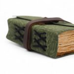 Kožené Zápisníky s Hrubým Okrajom - Vzor Zeleného Bludiska - 13 x 10 cm – Obrázok 6